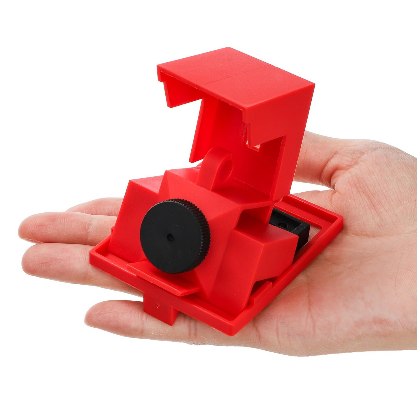 WUWEOT 6 Pack Circuit Breaker Lockout Device, 480/600 Volt Clamp-on Breaker Lock Out Device, Large Universal Single Pole Multi Pole Clamp Lockouts, OSHA Compliant