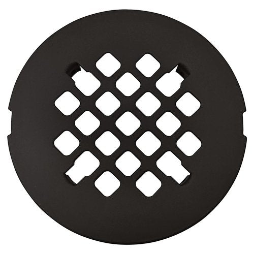 4 1/4" Snap-in Shower Drain Grate - Oil Rubbed Bronze - Replacement Cover - Handyman Designed & Tested in America - Will Never Bend or Break - 4-1/4" Inch