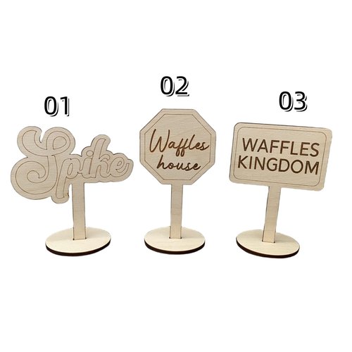 Personalized Reptile Signs,Wooden Name Plates for Bearded Dragons & Reptiles, Customizable Pet House Signs, Gift for Reptile Enthusiasts,Pet Name Signs, Set of 2