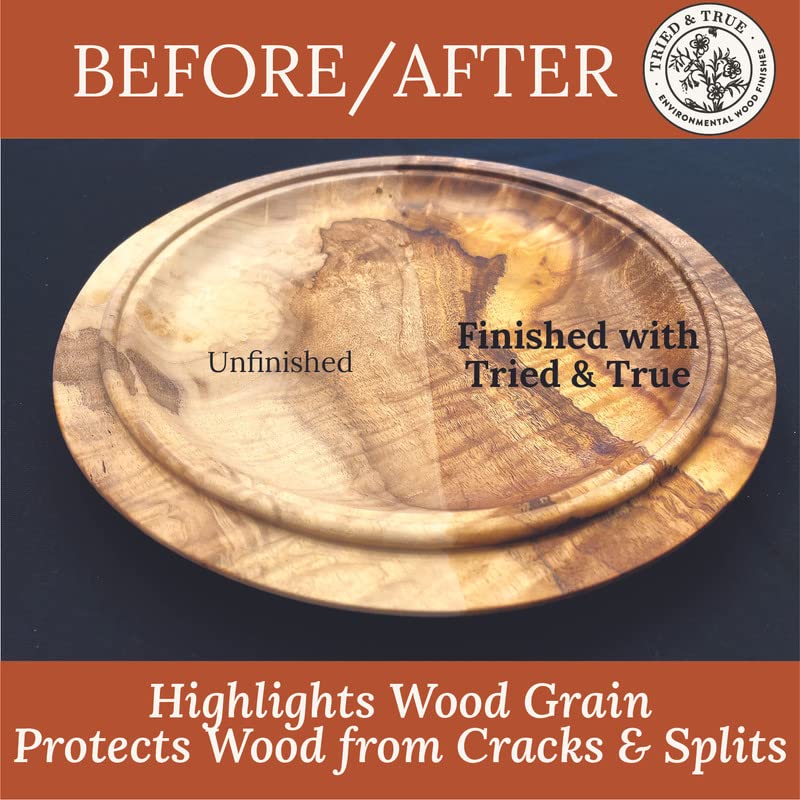 Tried & True Original Wood Finish 8 oz - Natural Linseed Oil & Beeswax