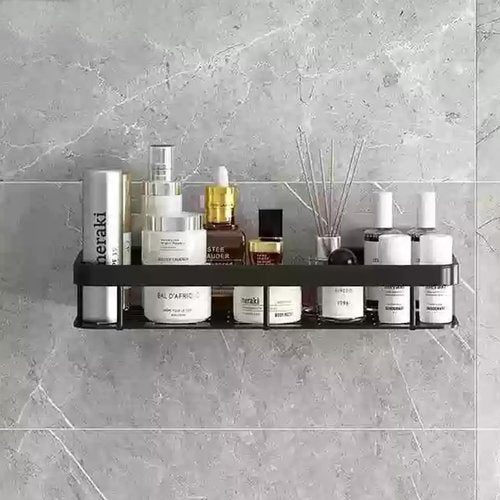 1pc Multipurpose Self - Adhesive Wall - Mounted Shelf: A Great Fit for Bathroom and Kitchen Storage Solutions