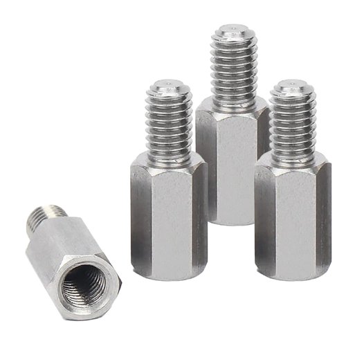Kado Wall Mount Spacer Adapter Set for Desktop/Portable Monitor, 4pcs M4x10mm Hex Stainless Steel Standoff Spacer Screw Nut Bolt Motherboard Prototyping Accessories for PCB, Computer & Circuit Board