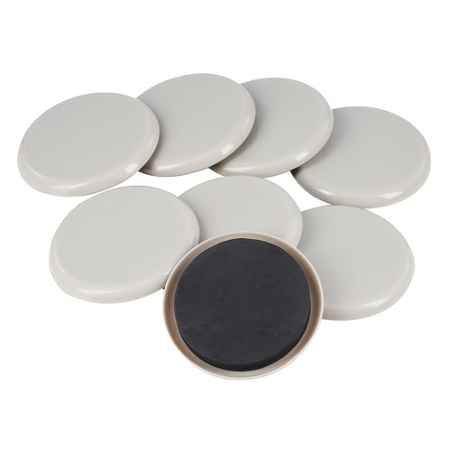 CO-Z Furniture Sliders - 8 Pack, 3 1/2" Reusable Furniture Sliders for Carpet, Heavy-Duty Furniture Gliders Movers for Hardwood Floors, Plastic Moving Pads for Heavy Furniture, Floor Protectors