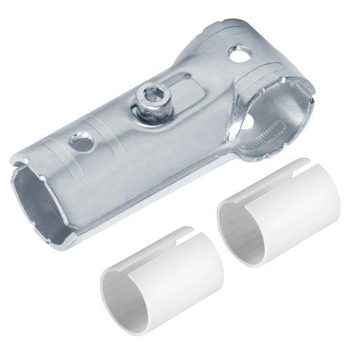 eoere 20 Sets T Pipe Connector Tee Clamp Fittings, Fit OD 19.1 mm Stainless Steel Pipe and 1/2" EMT
