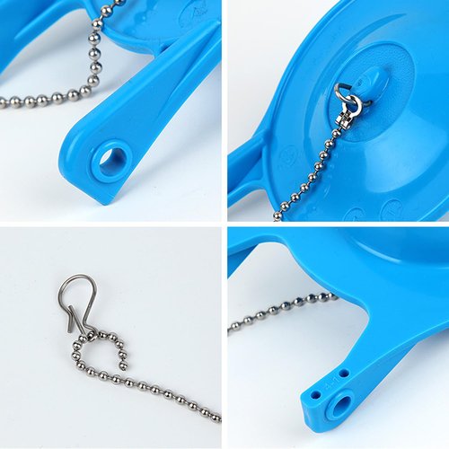 Gerber Toilet Flapper, Upgraded 3 Inch Flapper Replacement for Gerber 99-788 with Stainless Chain & Long Lasting Rubber Water Saving, 2-Pack