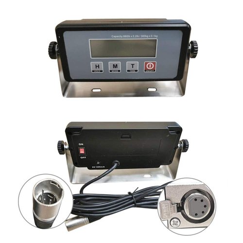 ANGEL USA Heavy Duty Digital Portable Floor Wheelchair Scale, All Metal Platform with Dual Ramp and Wheel, 2025 New Version with Protection Edge