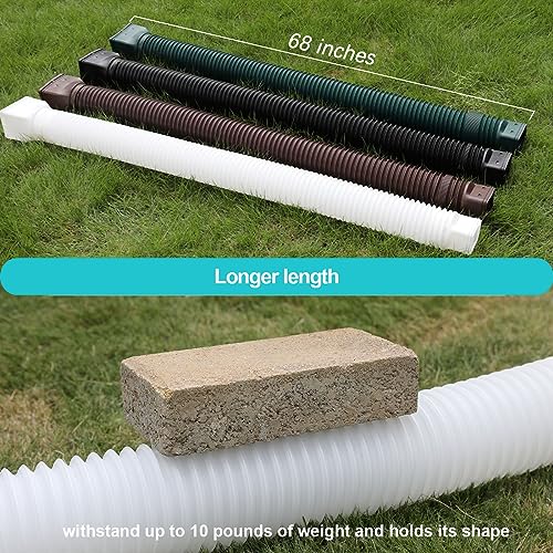 White Rain Gutter Downspout Extenders 2-Pack, Flexible, Extendable from 21 to 68 Inches