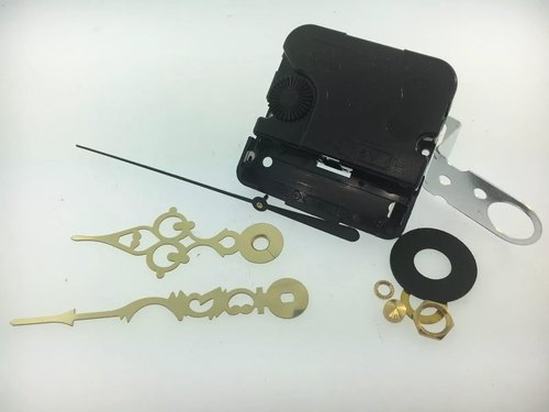 Takane Quartz Battery Clock Movement with Hands 5/8" Shaft fits 1/4" Dial USA