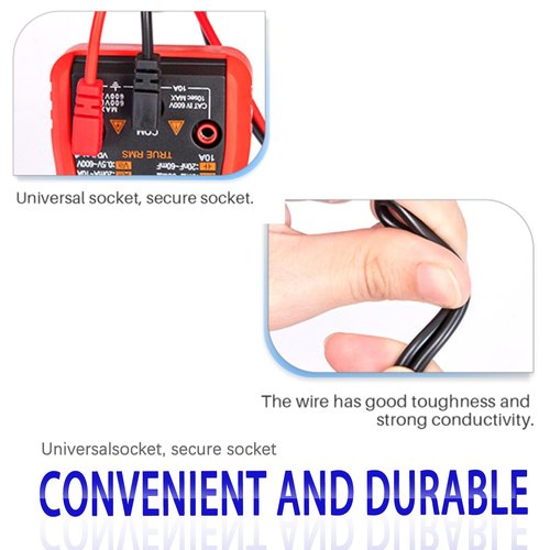Thuchopy Sharp Universal Multimeter Test Lead, 1000V 15A Test Leads