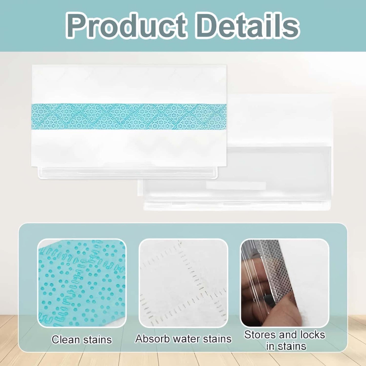10 Pack Disposable Vacmop Replacement Pads for Shark VACMOP Pro VM252 VM251 VM250 VM200 VM190 VC205 QM250 Vmp30 Vmp10 Vmp16 Models Vacuum Mop Pads Refills for All Hard Floors