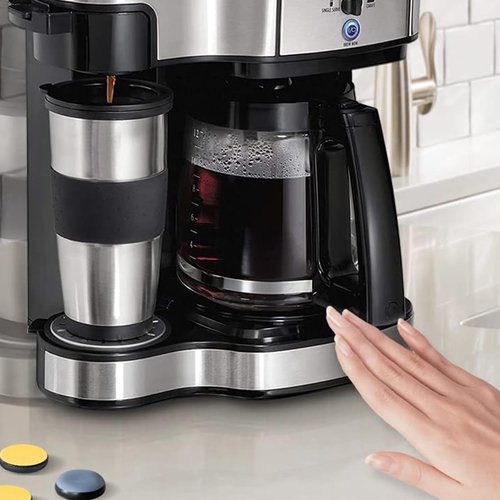 Small Appliance Slider Self Adhesive Appliance Sliders for Kitchen Appliances 12 Pcs for Countertop Coffee Makers, Air Fryers, Pressure Cookers, Stand Mixer