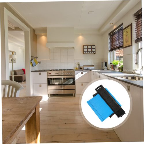 ABOOFAN Outline Measuring Ruler with Lock Precision Gauge for Woodworking Templates Tool for Accurate Shape Measurement and Instant Tile Cutting Design