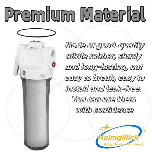 6-Pack WS03X10038 O-Ring Compatible with GE ™ 2.5 Inch Water Filters KWGE25RG GXWH01C, CXWH08C, GXWH04F, GXWH20F, GXWH20S, GXRM10 & GX1S01R