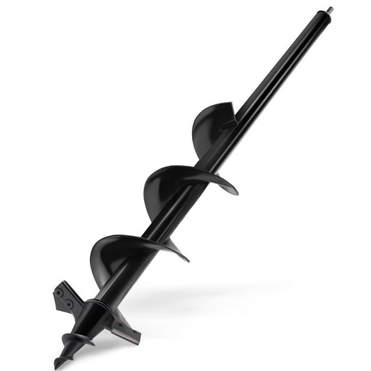 SYITCUN Auger Drill Bit for Planting - 4"X24" Heavy-Duty Auger Post Hole Digger for Fence- 1/2" Hex Drive Drill