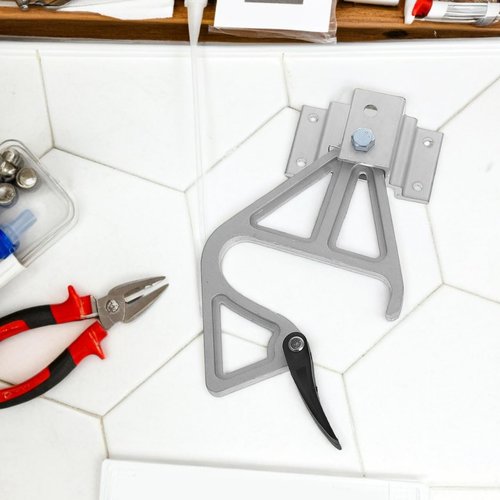 SEWOART Aluminum Alloy Extension Ladder Locking Mechanisms for Enhanced Stability and Slip Resistance Various Surfaces for DIY and Professional Use