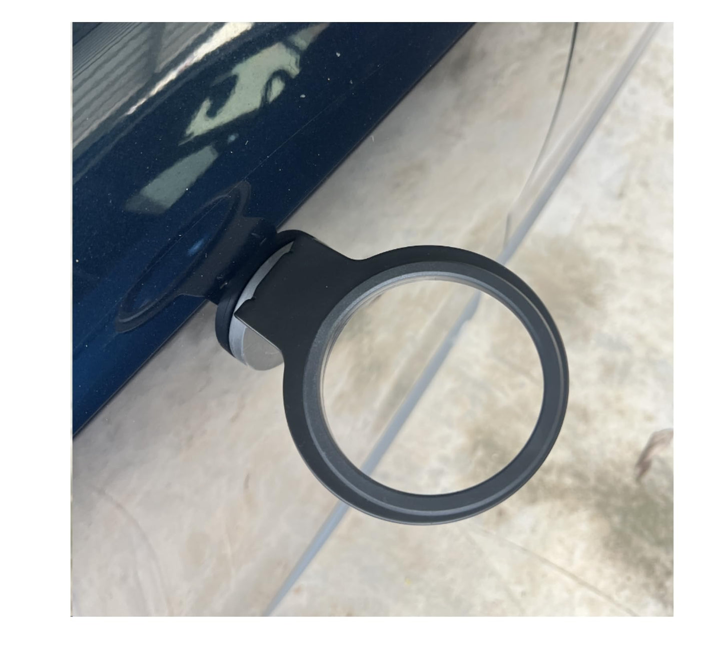 Magnetic Heat Gun Holder, Heat Gun Storage Rack,Car Window Film Sticking Tool, Rubber Coated Magnet to Prevent Scratching(Black 1 PCS)