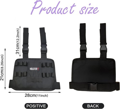 Holster Z 2.0 Leg Tool Pouch，Electrician Tool Pouch with Belt Clip