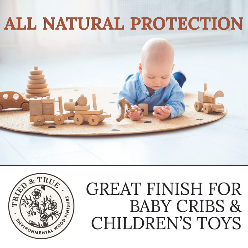Tried & True Original Wood Finish 8 oz - Natural Linseed Oil & Beeswax