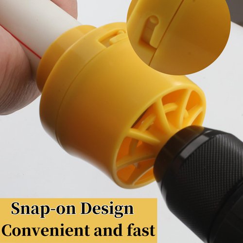 Internal and External PVC Pipe Threader Kit,Integrated Internal & External Pipe Threading Tool,Resuable Plastic Pipe Threader for Drill with 3 Dies, 1/2", 3/4", 1" (Internal+ External)