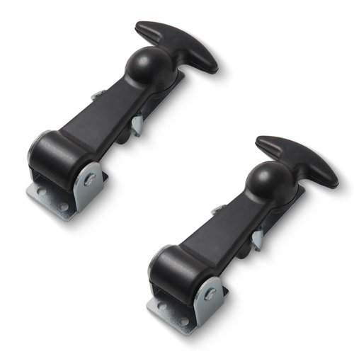 LXJZCP Premium Rubber Hasp with Plunger for RV Battery Box Strap, Tool Box Latch,Tool Room Latch,The Utility Room Latch,Pet House Latch - Secure and Durable(2pk)…