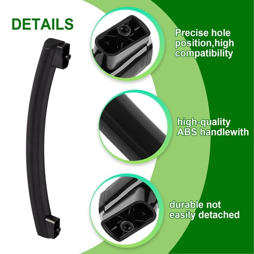 WB15X24435 Microwave Door Handle (Black),Compatible with GE Microwave Handle Replacement for AP5957851,PS10065137,EAP10065137,WB15X10216-Fits HVM1540LM2CS,JVM2010DS1WW,JVM1810DS1BB