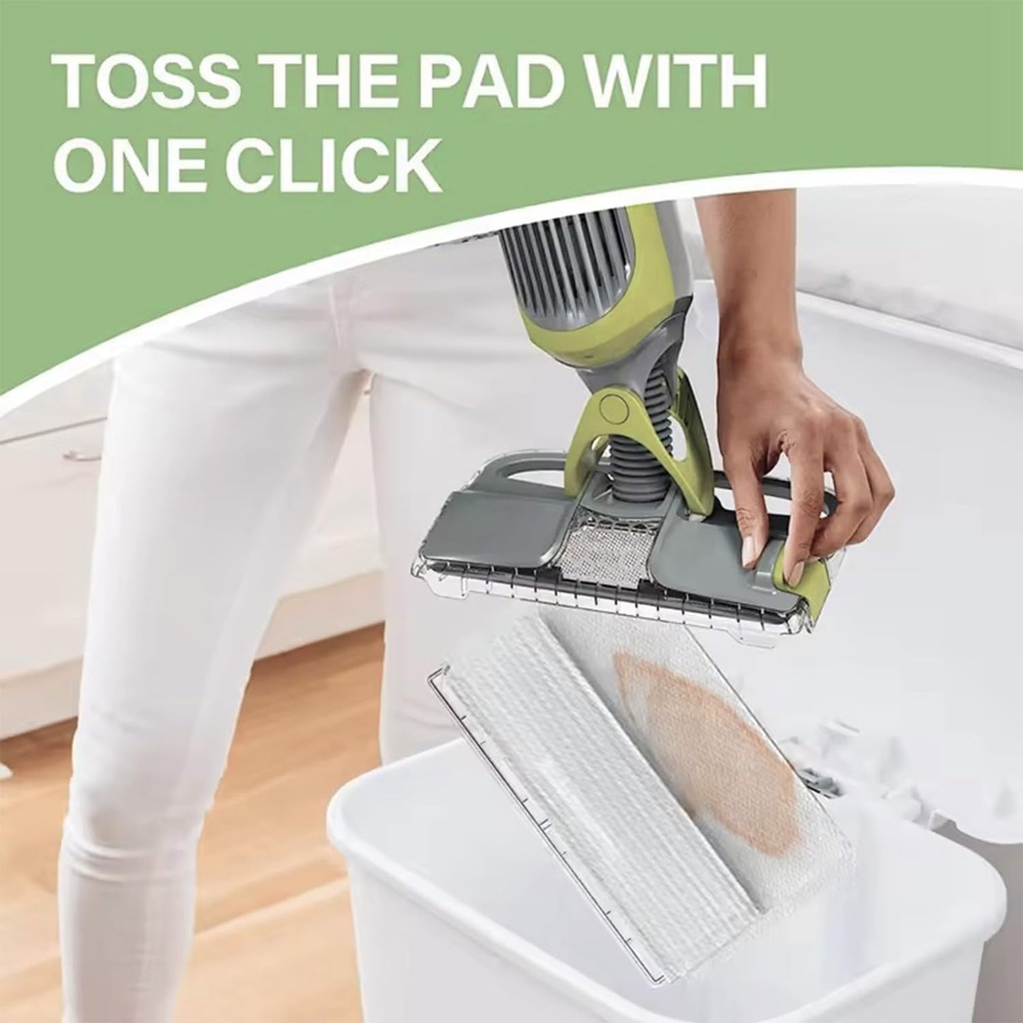 10 Pack Disposable Vacmop Replacement Pads for Shark VACMOP Pro VM252 VM251 VM250 VM200 VM190 VC205 QM250 Vmp30 Vmp10 Vmp16 Models Vacuum Mop Pads Refills for All Hard Floors
