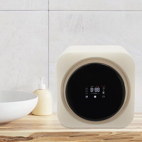 Upgraded 110v Mini Washer Dryer Combo quick Washing, Can Be Used For Desktop, Wall Hanging, Dorm Apartment Space saving, Energy Saving Anti-Tangle Technology, Fast Cleaning