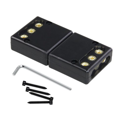 BRIGHTFUN Quick Disconnect Plug, Radio Wiring Harnesses for Car Amps & Powered Subwoofers, Compatible with 5 AWG & 8 AWG Cables, Quick Release Power Connector for Amplifiers and Active Bass Enclosures