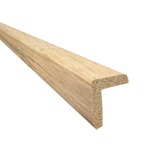 1x1 Outside Corner Trim Moulding, Real Hardwood, The Millwork Outlet (White Oak 72")