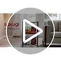 Sakugi 3-Tier Metal Storage Shelves Black 18x12x30-inch Adjustable Feet