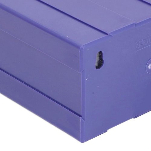 Drawer Component Box 205x135x78mm Thickened Plastic Modular Storage Bin Organizer for Crafts Office Supplies Blue