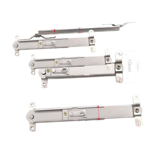 XLWLLNJ 1 Pair Window Hinges Restrictor Adjuster Heavy Duty Limiter Telescopic Window Support Limiter with Positioning Buckle, Extension 18.8cm