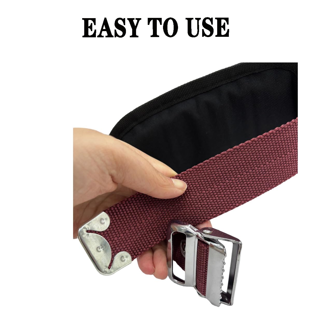 2 Pairs Drywall Stilt Parts, Strap Stilts and Pads,EVAIVENY New Updated Protective Padded Leg Straps for Drywall, Nylon Adjustable Stilt Leg Straps, Suitable for All Stilt