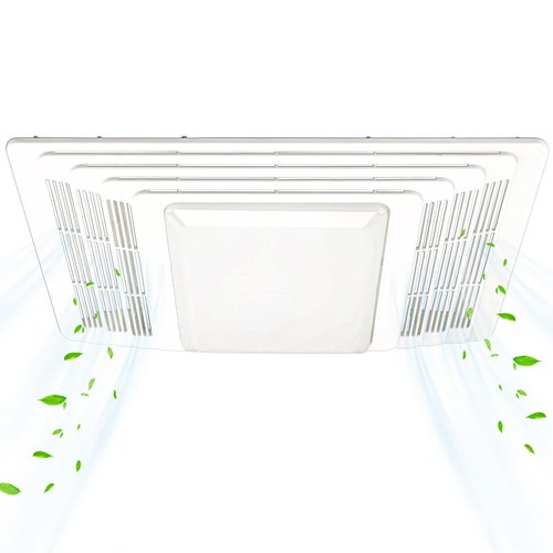 S97013662 Bathroom Fan Cover Grille and Lens Assembly Kit Compatible with Broan Nutone Exhaust 655, 656, 657, 659, 695, 696, HFL695, Replace 97013662