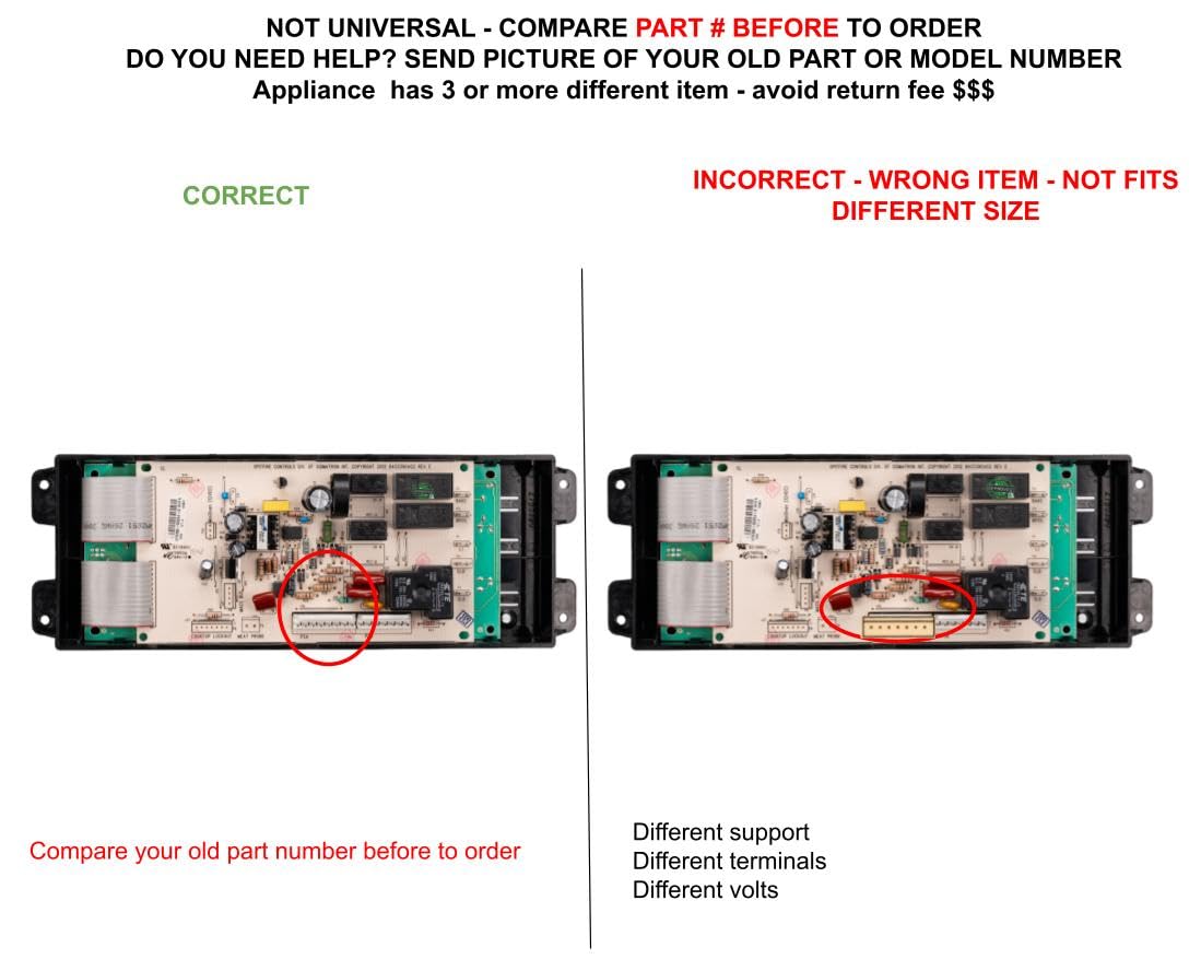 GSPUSA 316630004 CKD630004X compatible with Kenmore Electric Range Controller fits old number 316630004