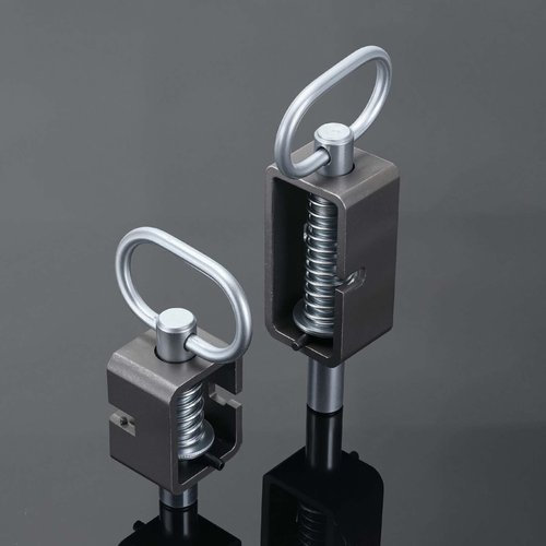 KOVOSCH 2 Pack Trailer Gate Latch, Heavy-Duty Weld-On 5/8" Spring Latch Assembly, Universal Long Spring Latch Lock
