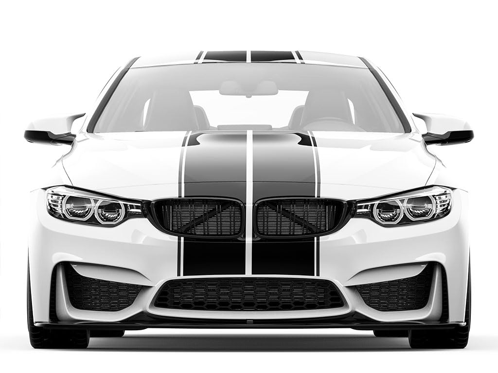 3M 50 Vinyl Pinstriping Tape Roll in Black 12 10-1/4" x 150ft - Auto Decal Striping Sticker - Gloss Finish Adhesive UV Resistant Film - Car Body Side Stripes