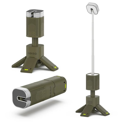 Camping Lantern, 14000mAh Rechargeable Telescopic Camping Lights Built-in Magnetic Stand with Speaker,Bluetooth, Portable Camping Tent Lantern for Emergency, IPX5 Waterproof