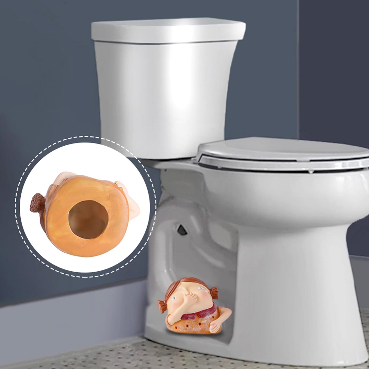 Joogour Decorative Toilet Bolt Covers, 2PCS Toilet Bolt Caps Decorative, Resin Knob Covers for Bottom, Bowl Caps Easy Installation Replacement Parts