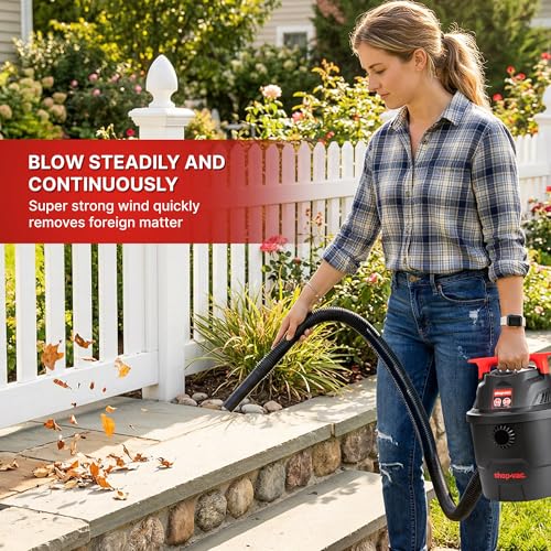 Shop-Vac 1.5 Gallon Wet Dry Vacuum Cleaner 2 Peak HP Compact Portable