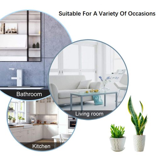 NearMoon Self Adhesive Bathroom Towel Bar- Stainless Steel Bath Wall Shelf Rack Hanging Towel Stick On Sticky Hanger Contemporary Style, NO Drilling (1 Pack, Brushed Nickel, 16-Inch Towel Rack)