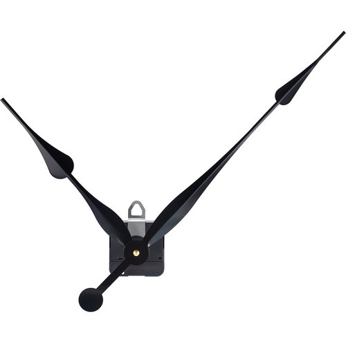 Hicarer High Torque Quartz Long Shaft Clock Mechanism Replacement with 12 Inch Long Spade Hands Clock Movement Replacement Motor for DIY