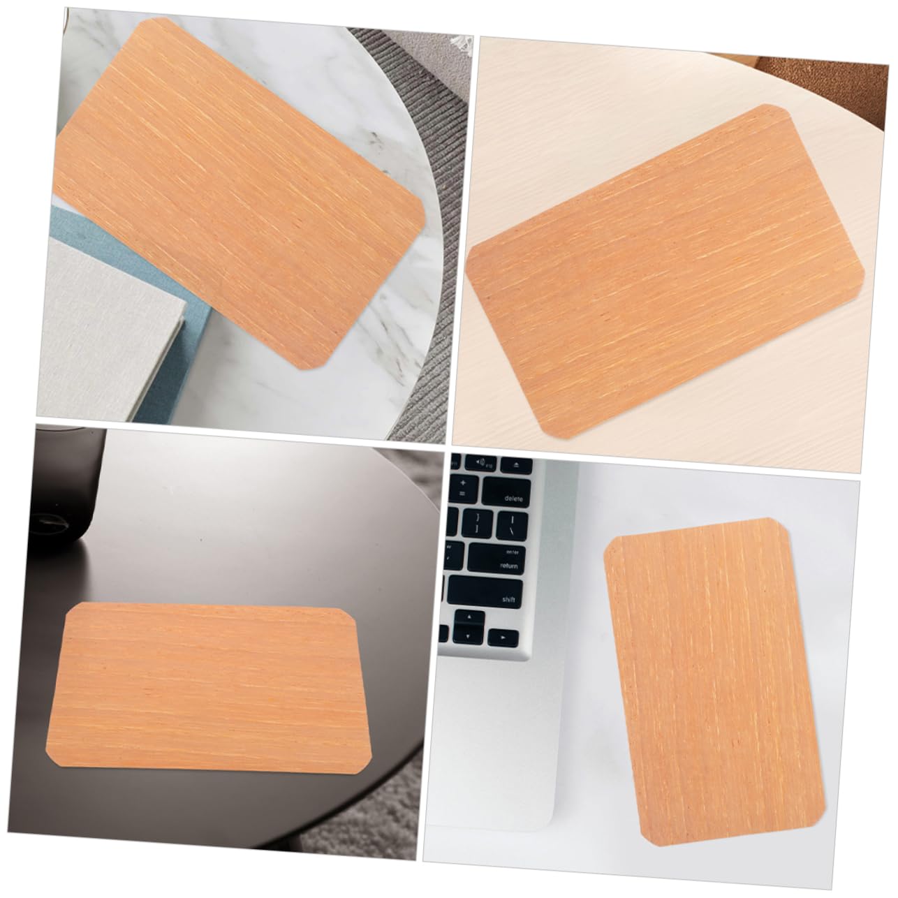 OATIPHO Humidor Accessories 4pcs Spanish Cedar Sheets Wood Dividers Cedar Planks for Closet
