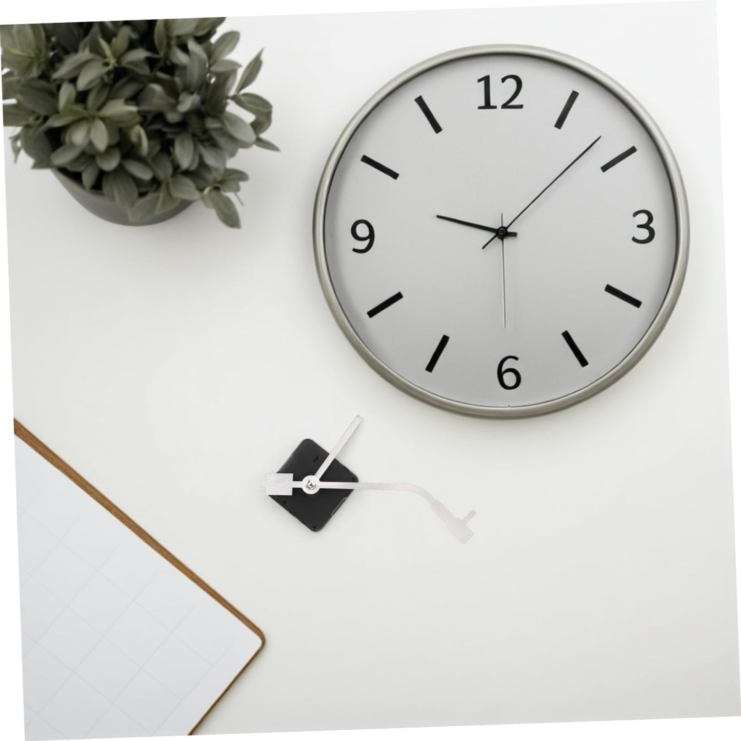 LIFKOME 1 Set Vinyl Record Clock Mechanism Kit Easy Installation Accurate Display Durable Components for DIY Clock Repair and Creative Home Decor