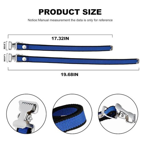 Stilts Strap Adjustable Nylon Foot Bands With Essential Mounting Screws And Spacers For Elevated Work