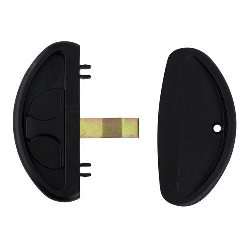 CRL A255 Black Sliding Screen Door Latch and Pull