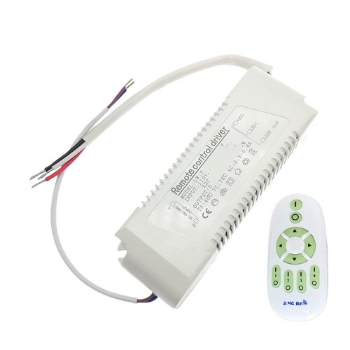 1 Pcs Output 24V 2.4G Remote Control LED Driver 108W 150W Dual Color LED Light Strip Dimming Color Changing Power Supply(150W,AC 110V with Remote)