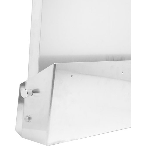 Extreme Max 5001.6214 Fold-Down Wall-Mount Aluminum Work Station for Race Trailer, Garage, Shop, Enclosed Trailer, Toy Hauler - 32" x 14", Silver