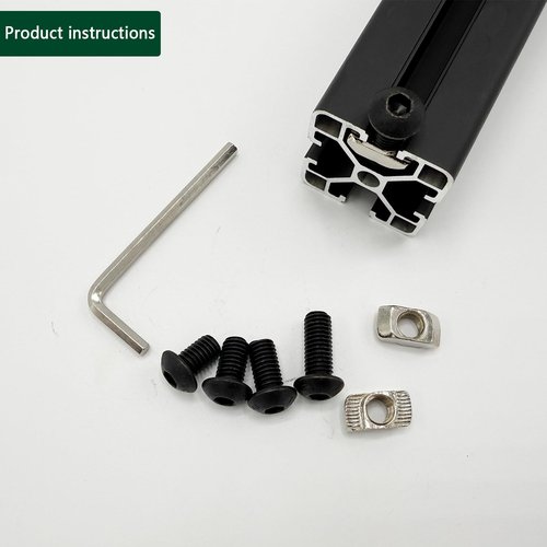 240 pcs M5 T Nut Screws Kit for 2020 2040 2080 Aluminum Extrusion, 120 pcs Black M5x8/10/12/14mm Hexagon Socket Screws and 120 pcs M5 Drop in T-Nuts with 1 pcs Hex Wrench