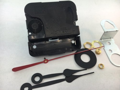 Replacement Part for Takane Battery Clock Movement with Hands 7/8" Shaft fits 1/2" Dial USA DIY Clock Kit Making Supplies for Crafts Precision Tool Hardware Components TB35-67